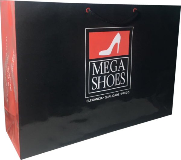 Sacola de papel Mega shoes